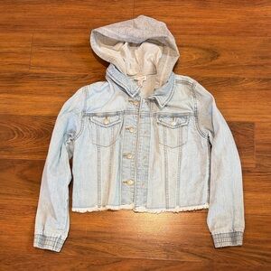Cat & Jack Light Blue Hooded Jacket